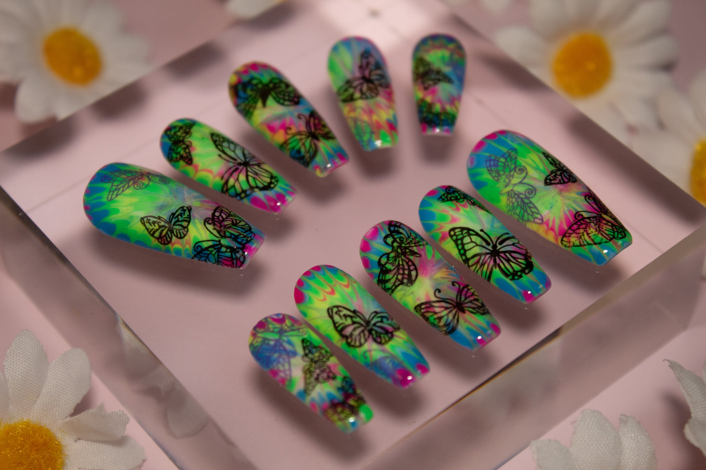 Butterfly Groovin’ Press on Nails